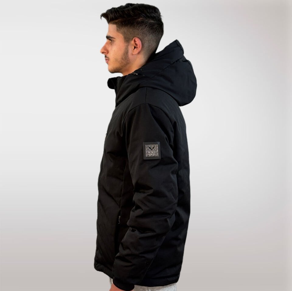 Canada Erkek Düz Mont-Siyah