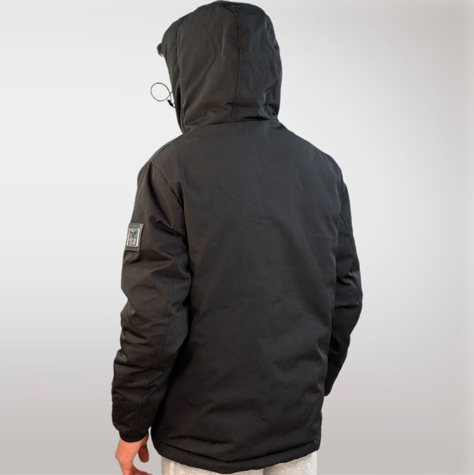 Canada Erkek Düz Mont-Siyah