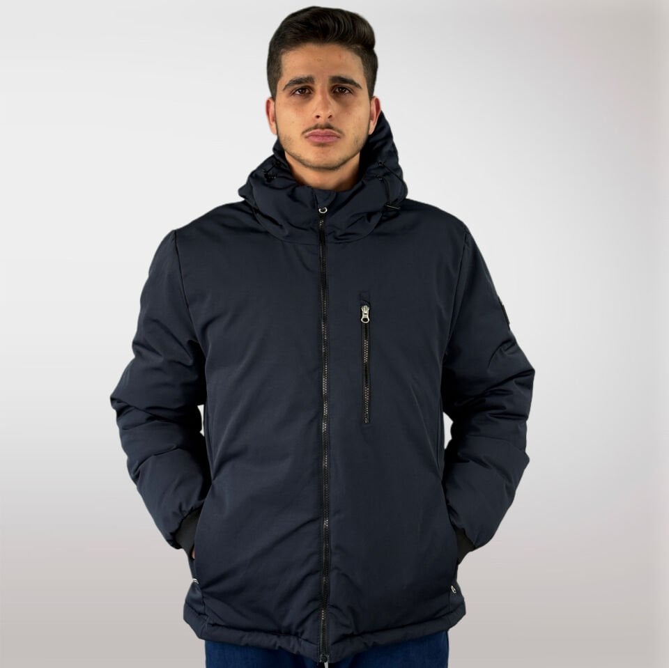 Canada Erkek Düz Mont-Lacivert