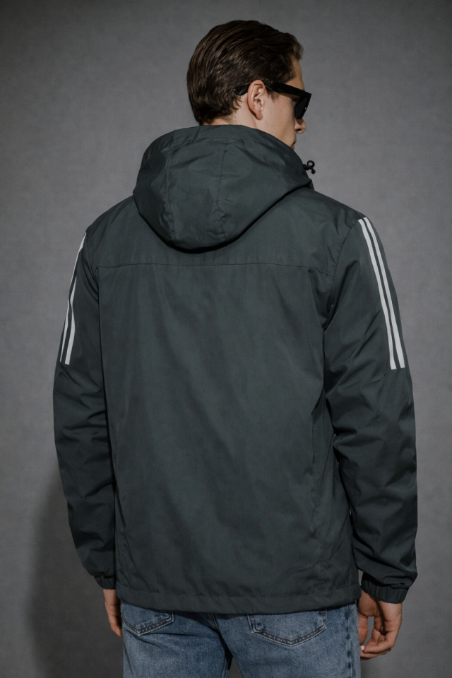 Erkek Haki Yağmurluk