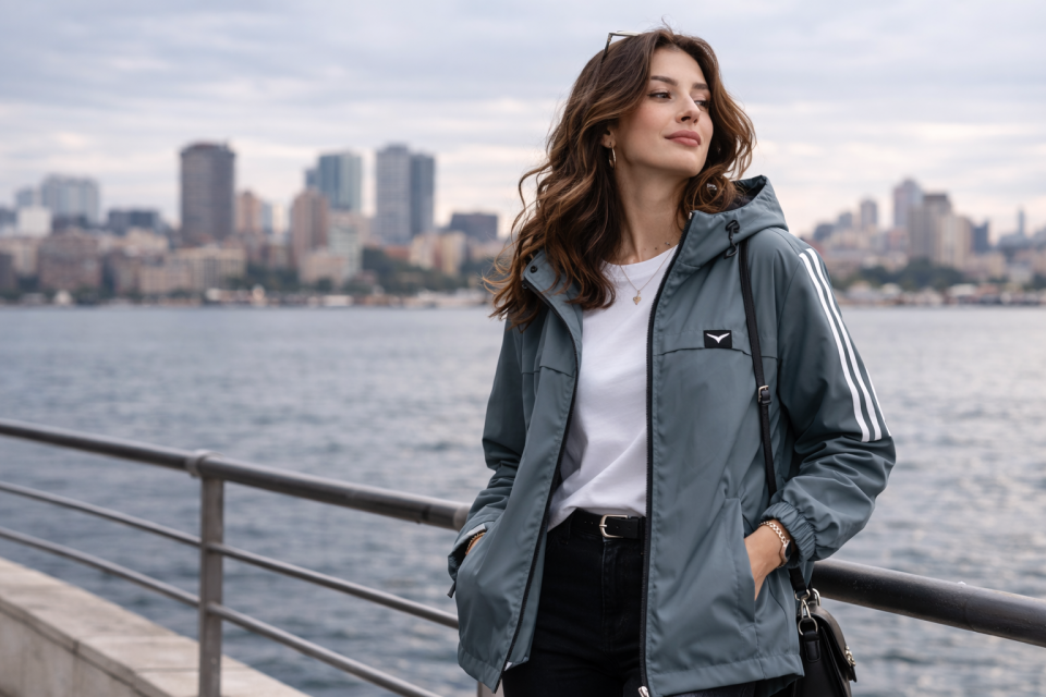 Kadın Füme Yağmurluk