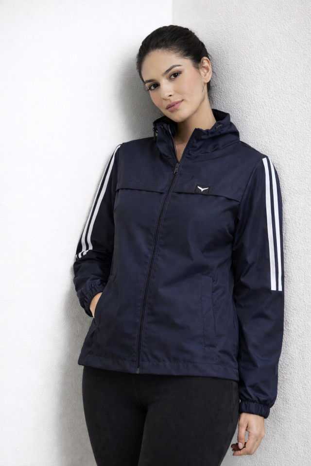 Kadın Navy Blue Yağmurluk