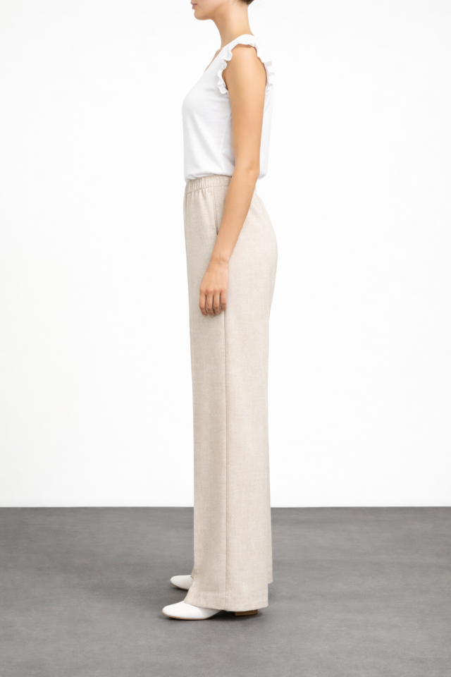 Kadın Keten Pantolon