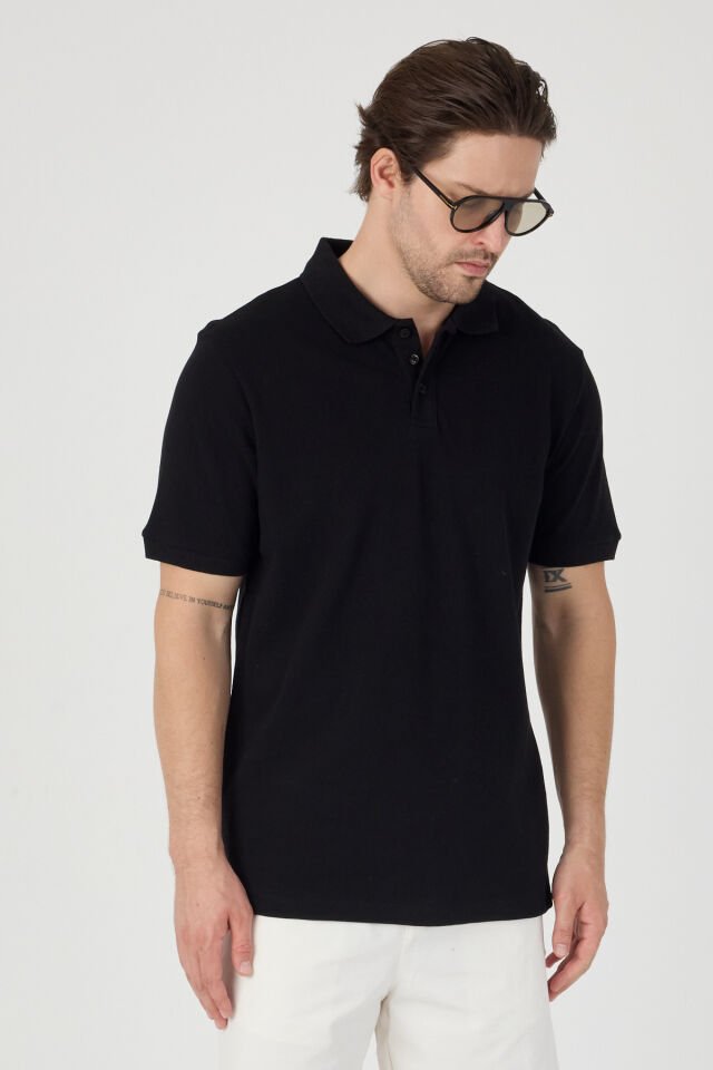 Erkek Polo Tişört Siyah